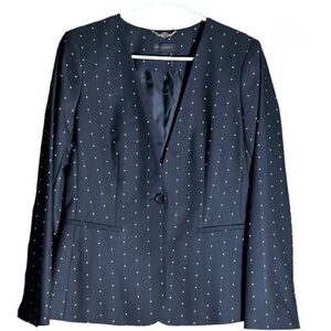 Donna Karan New York Off Duty Black Blazer Size 8